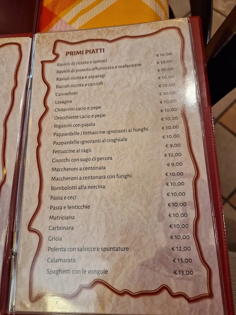 Menu_ANTICA TRATTORIA GARIBALDI DAL 1908, MENTANA_Castel Chiodato_image_2