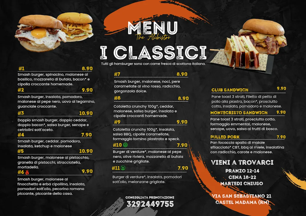 Menu_The ALIBIstrò - Hamburgheria_Castel Madama_image_2