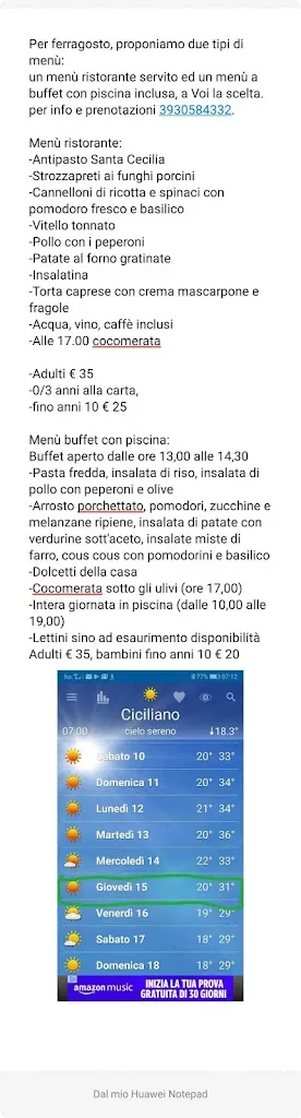 Menu_Agrivillage Santa Cecilia_Castel Madama_image_2