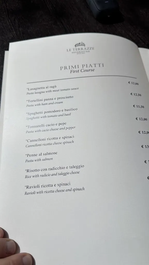 Menu_Caffetteria Ristorante Le Terrazze Castel Sant’Angelo_Castel Sant'Angelo_image_3