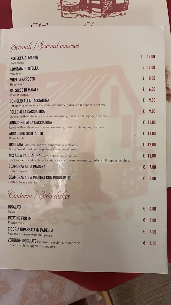 Menu_Trattoria del Giardino Panoramico di Dantimi Lucia_Castel San Pietro Romano_image_1