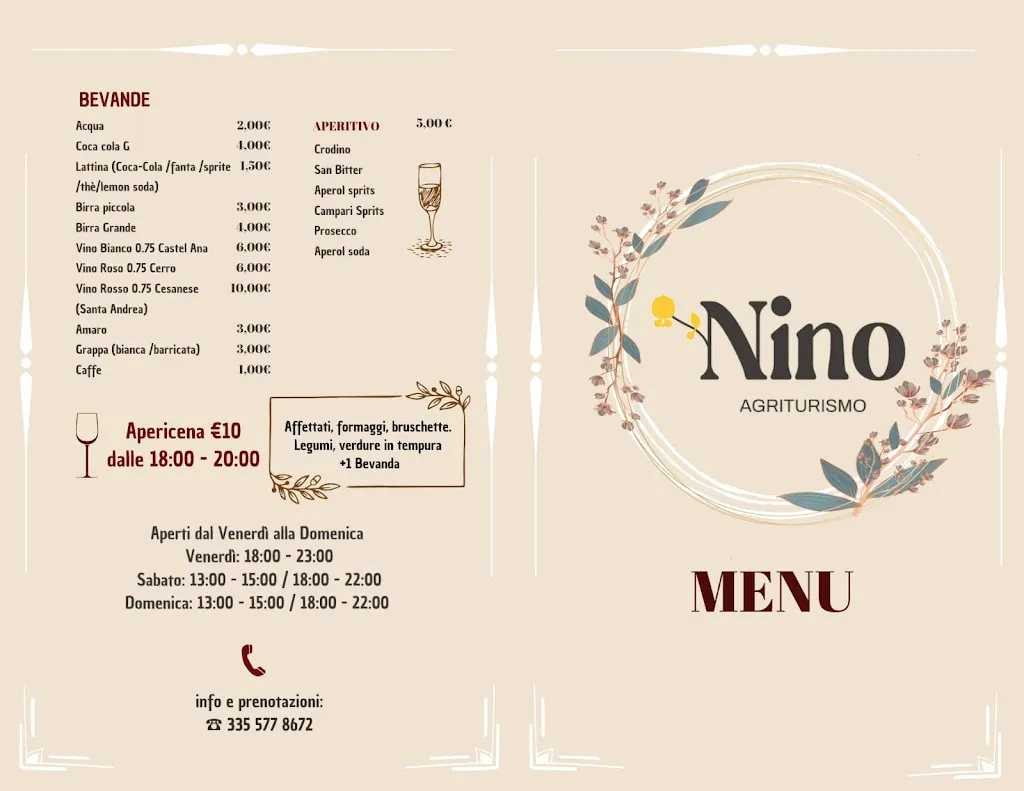 Menu_Nino Agriturismo_Castel San Pietro Romano_image_2