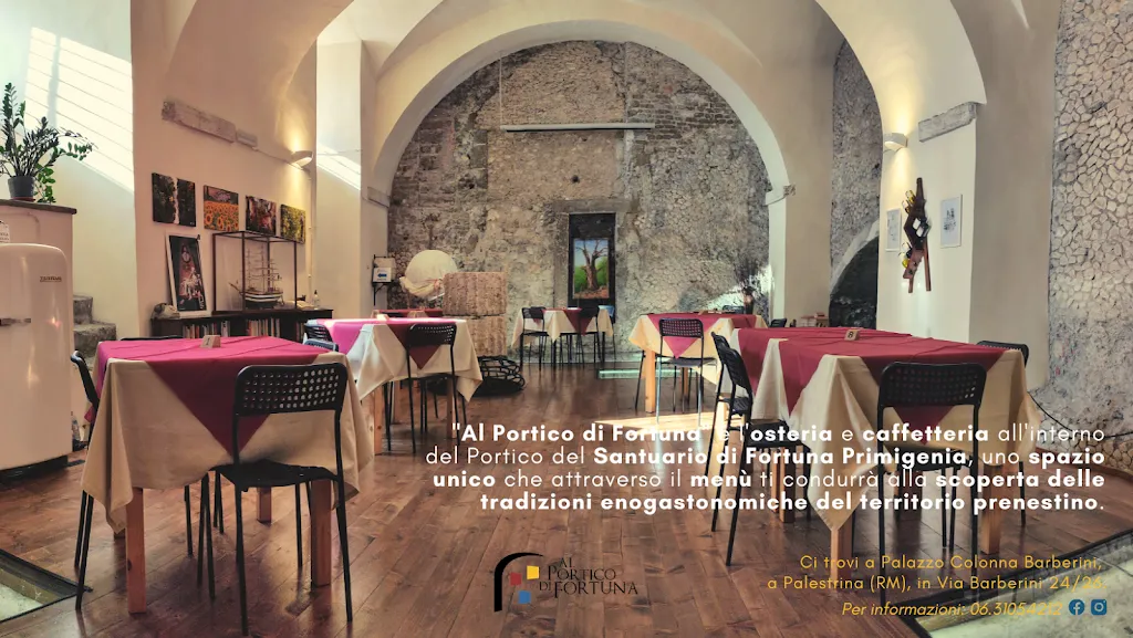 Al Portico di Fortuna restaurant in Castel San Pietro Romano