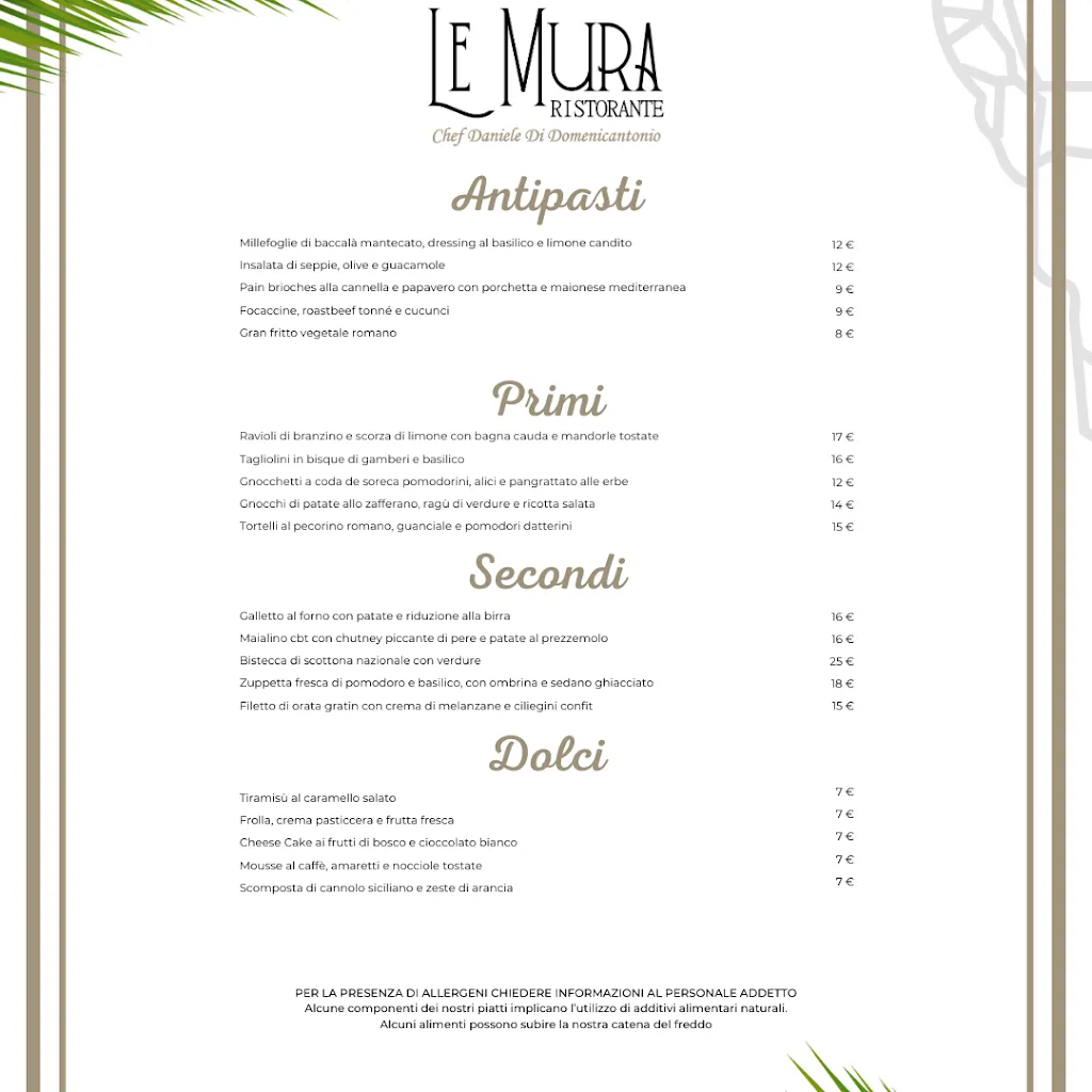 Menu_Ristorante Le Mura_Castel San Pietro Romano_image_1