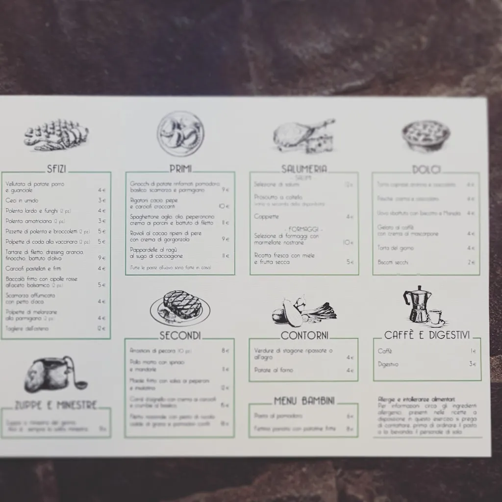 Menü_Ristorante Palestrina “Osteria numero 5”_Castel San Pietro Romano_Bild_1