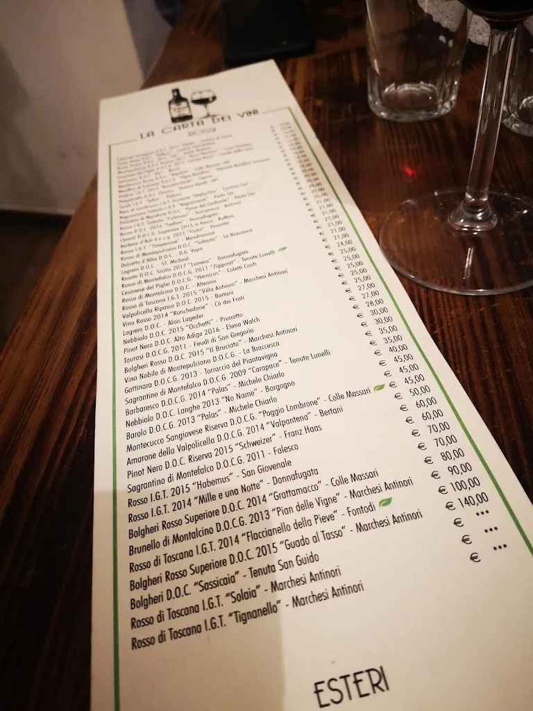 Menü_Ristorante Palestrina “Osteria numero 5”_Castel San Pietro Romano_Bild_2