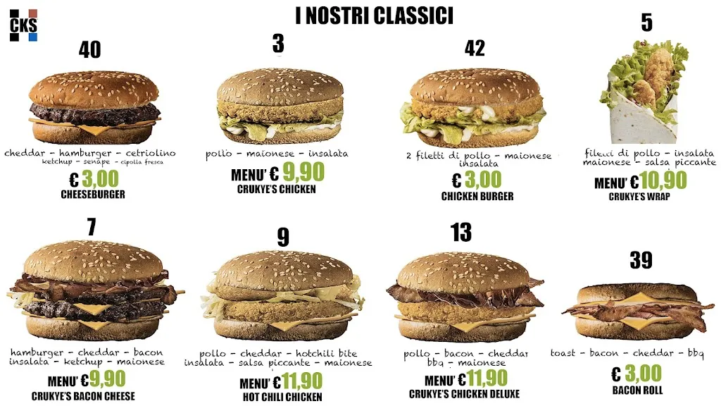 Menü_Crukye's Palestrina_Castel San Pietro Romano_Bild_2