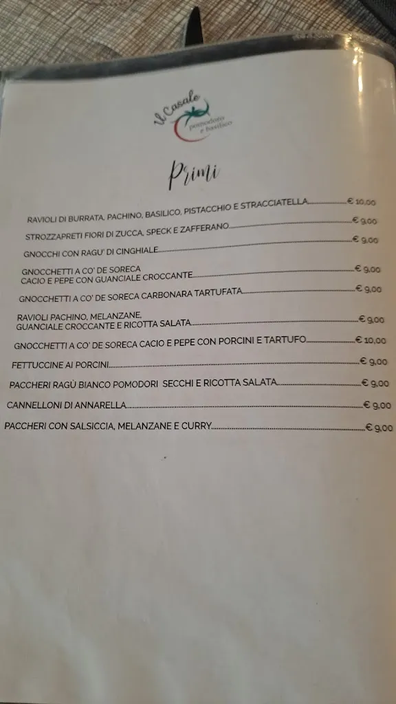 Menu_Il Casale Pomodoro E Basilico_Castel San Pietro Romano_image_1