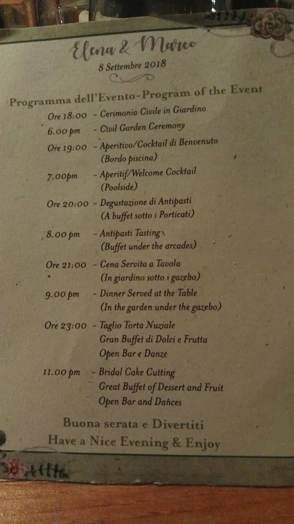 Menu_Zia Cathy's Country House_Castel Sant'Elia_image_3