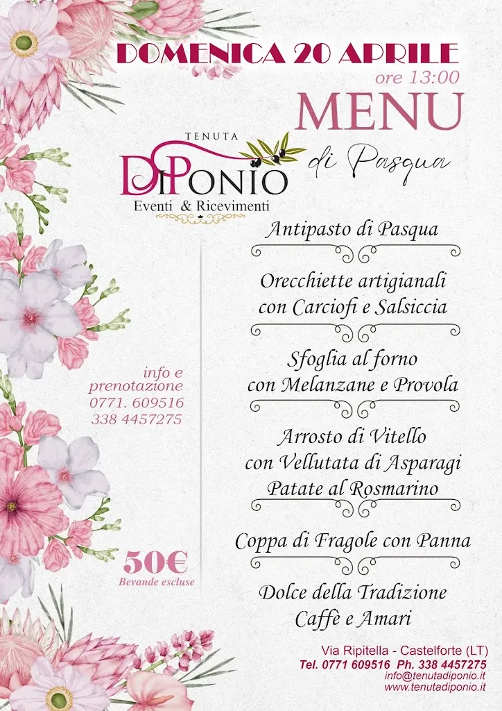 Menu_Ristorante Tenuta Di Ponio_Castelforte_image_1
