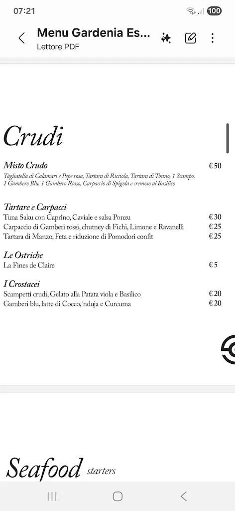 Menu_Ristorante Gardenia_Castel Gandolfo_image_2