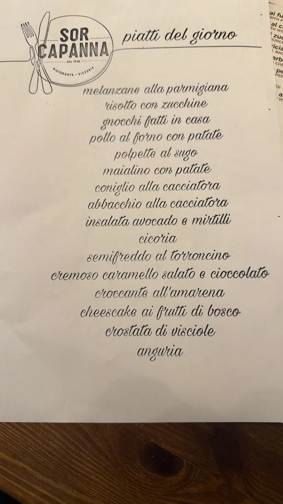 Menu_Sor Capanna_Castel Gandolfo_image_1
