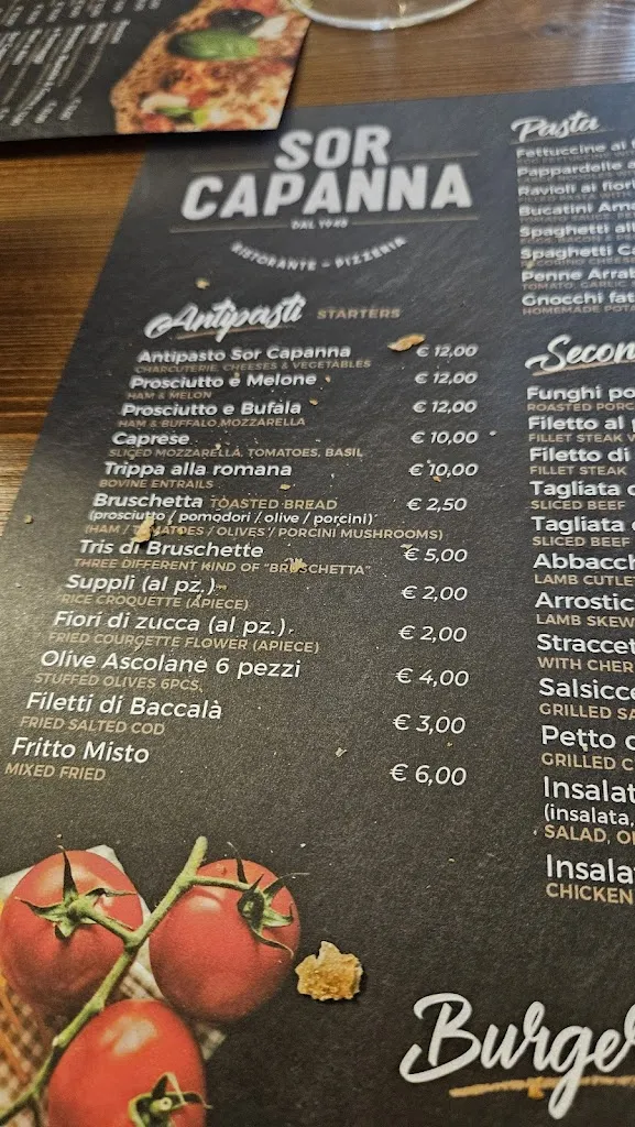 Menu_Sor Capanna_Castel Gandolfo_image_2