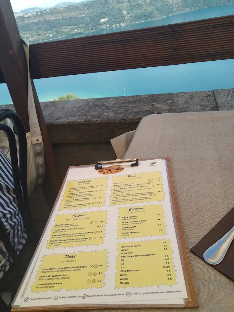 Menu_La Cruna del Lago_Castel Gandolfo_image_3