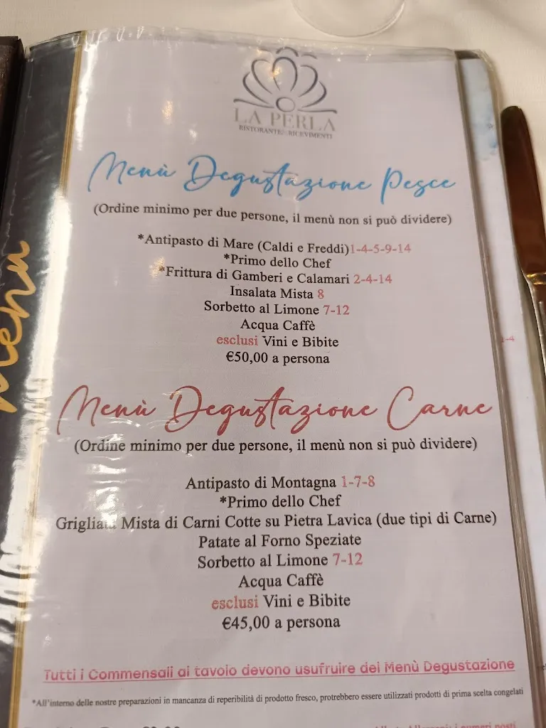 Menu_Ristorante La Perla_Castel Gandolfo_immagine_2