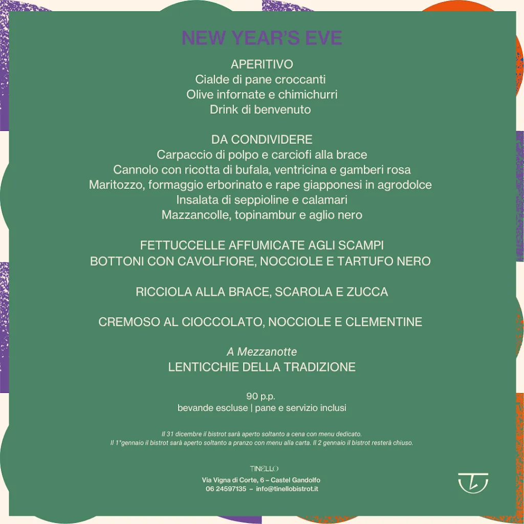 Menu_Tinello Bistrot_Castel Gandolfo_image_1