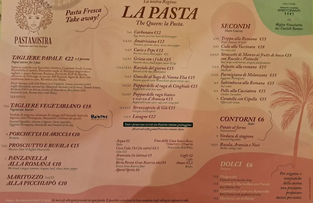 Menu_Pastanostra_Castel Gandolfo_image_2
