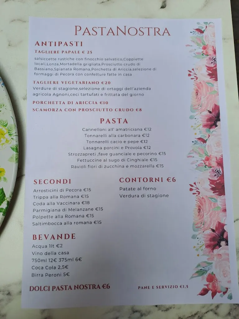 Menu_Pastanostra_Castel Gandolfo_image_3
