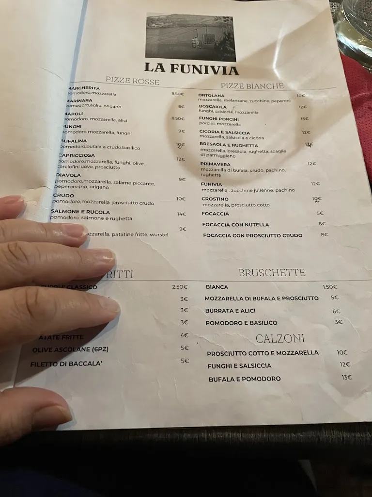 Menu_La Funivia_Castel Gandolfo_immagine_1