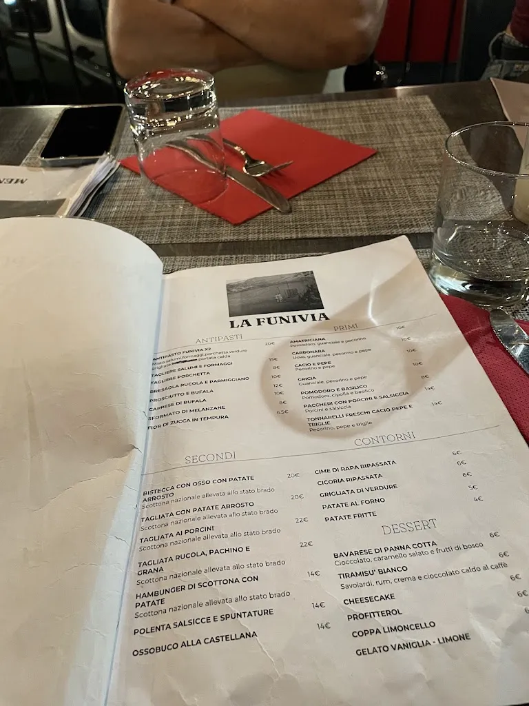 Menu_La Funivia_Castel Gandolfo_immagine_2