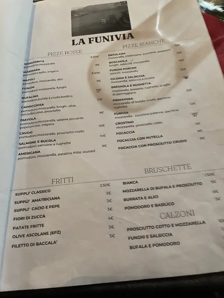 Menu_La Funivia_Castel Gandolfo_immagine_4
