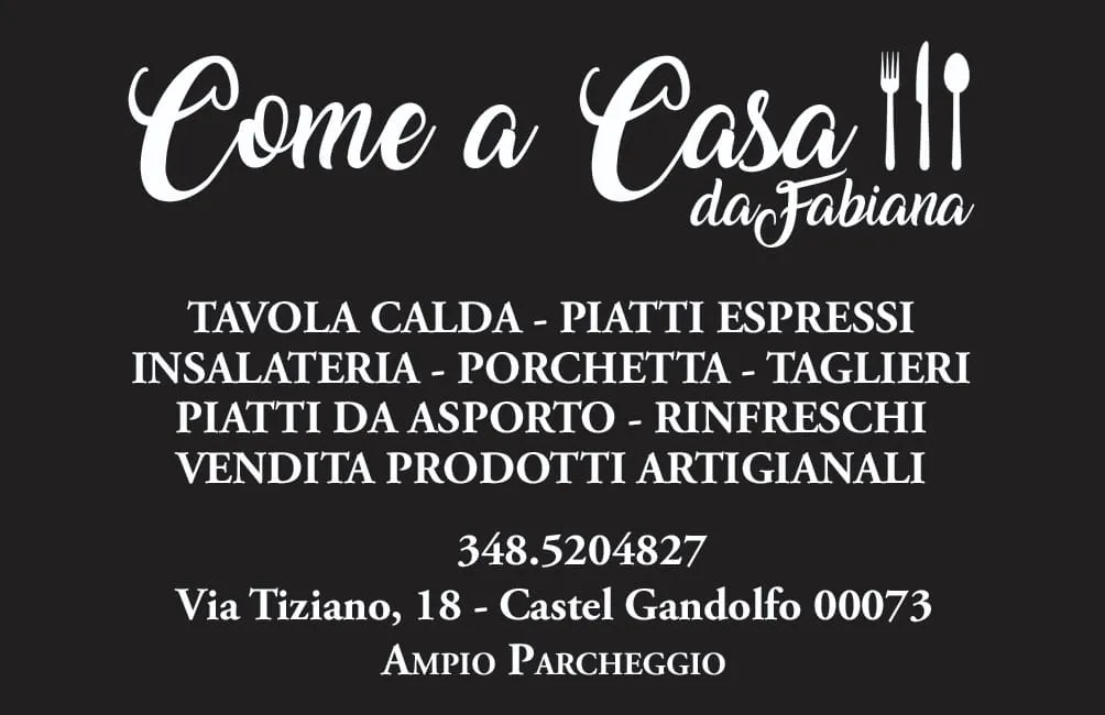 Menu_Come a Casa 🍽 da Fabiana_Castel Gandolfo_image_1