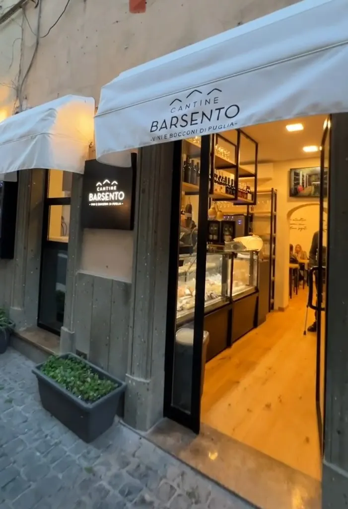 Cantine Barsento Vini e Bocconi di Puglia restaurant in Castel Gandolfo