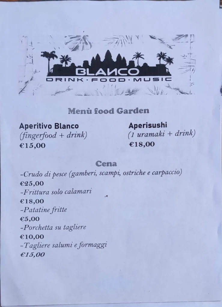Menu_BLANCO Garden_Castel Gandolfo_image_2