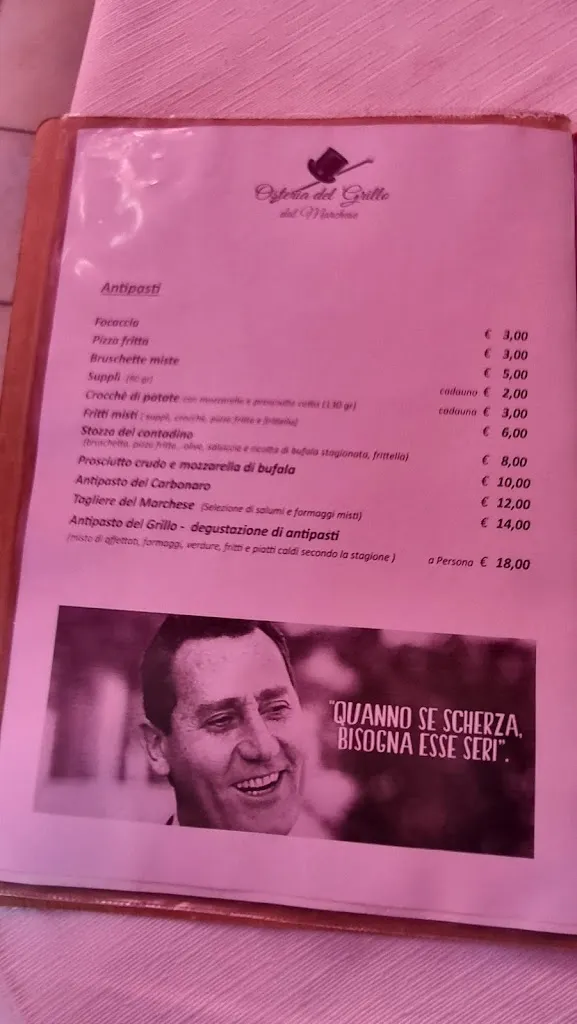 Menu_Osteria del Grillo - Dal Marchese_Castro dei Volsci_image_3