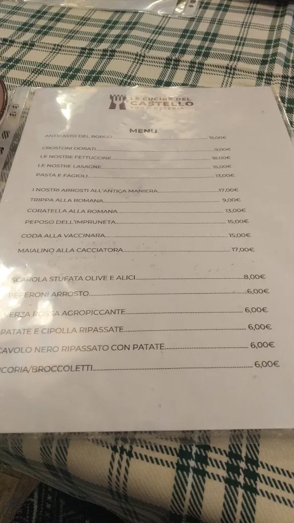 Menu_Le Cucine del Castello_Castelnuovo di Porto_image_2