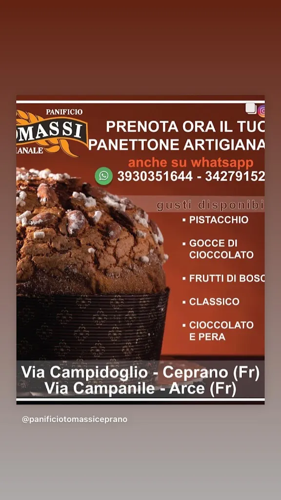 Menu_Panificio Tomassi_Ceprano_immagine_1