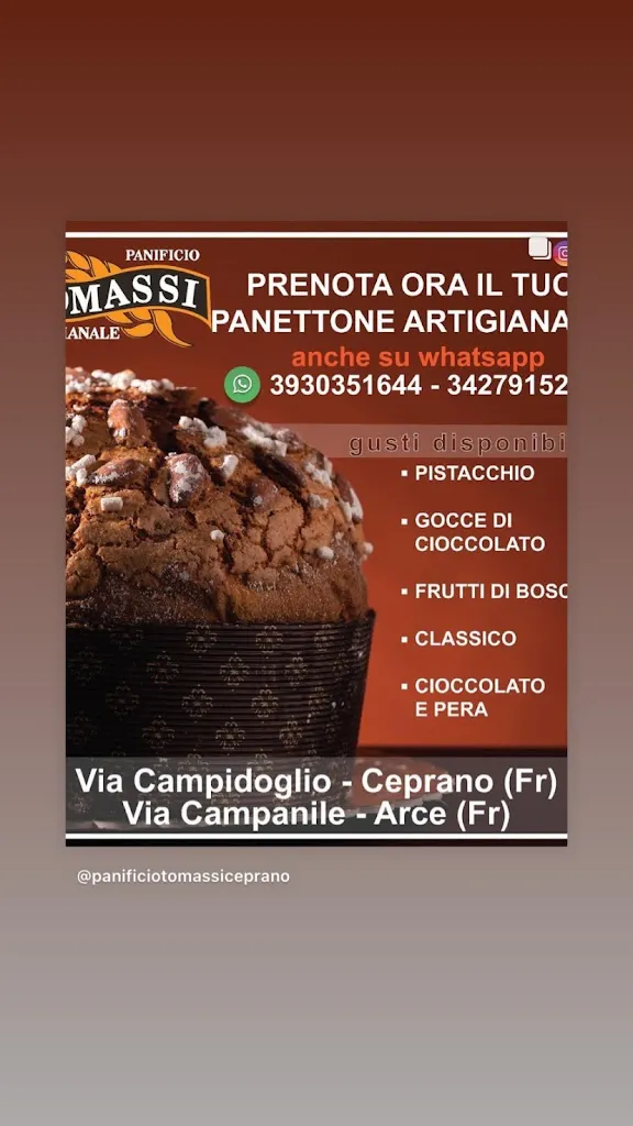 Menu_Panificio Tomassi_Ceprano_immagine_2