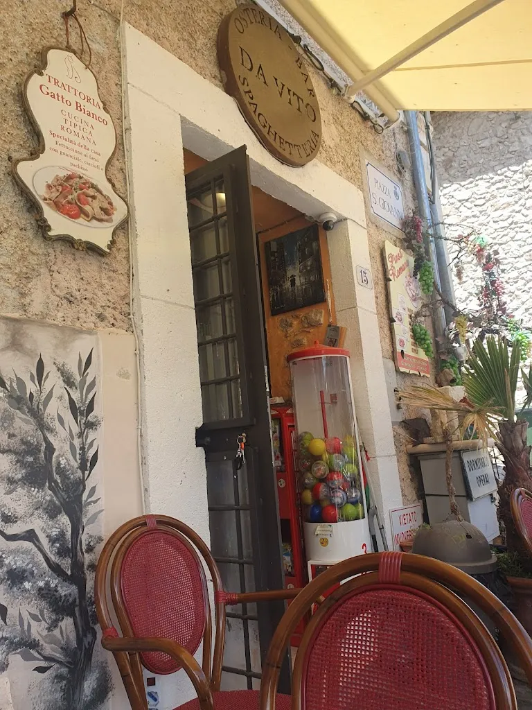 Osteria Bar Spaghetteria Da Vito restaurant in Cineto Romano