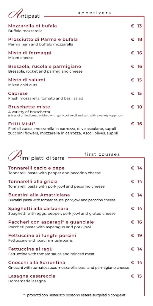 Menu_La Buca Romana_Città metropolitana di Roma Capitale_image_4