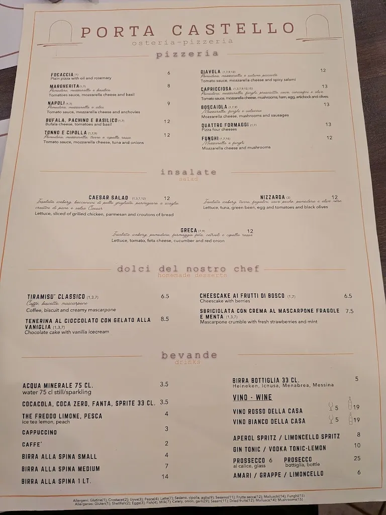 Menu_Osteria Porta Castello_Città metropolitana di Roma Capitale_image_4