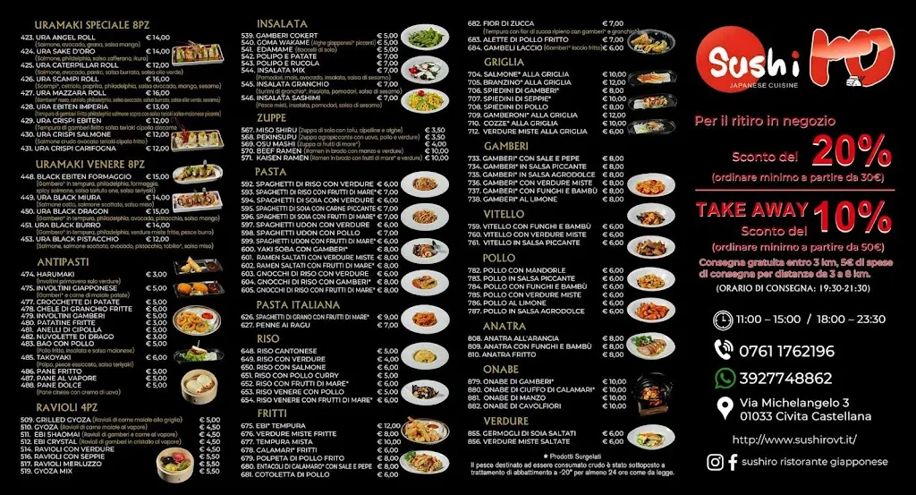 Menu_Sushiro Ristorante Giapponese Cinese_Civita Castellana_image_1