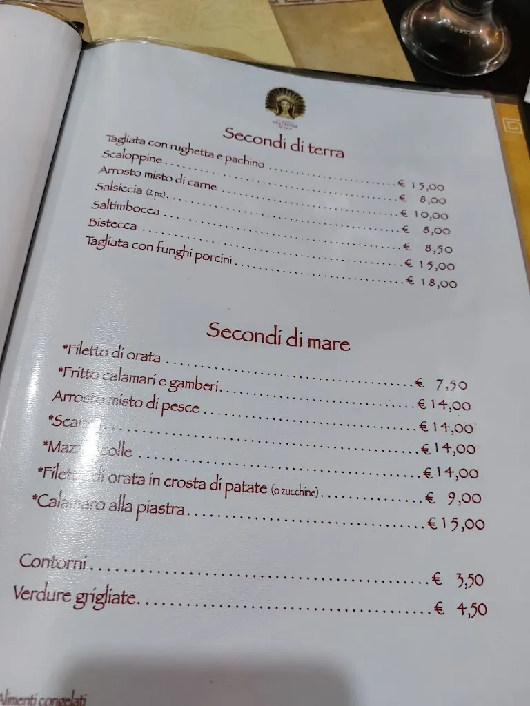 Menü_La Piccola Trattoria Roma_Cerveteri_Bild_3