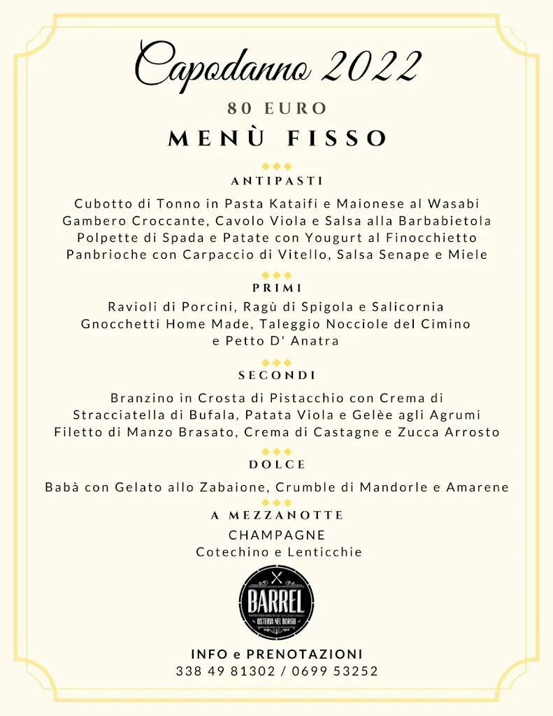 Menu_Barrel Osteria nel Borgo_Cerveteri_image_2