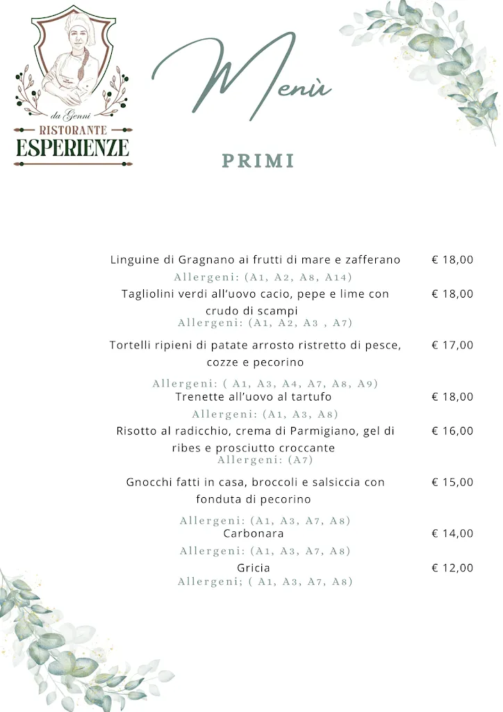Menu_Esperienze da Genni_Cerveteri_immagine_2