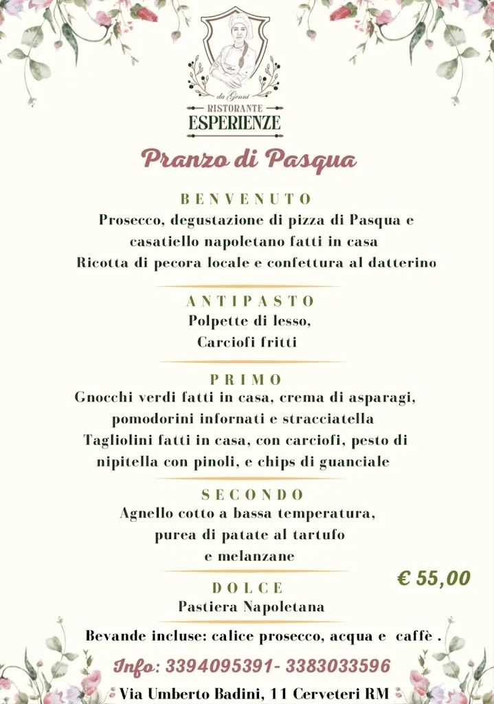 Menu_Esperienze da Genni_Cerveteri_immagine_4