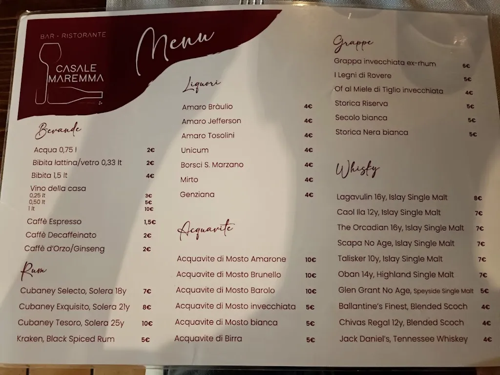 Menu_Trattoria Casale Maremma_Cerveteri_immagine_2