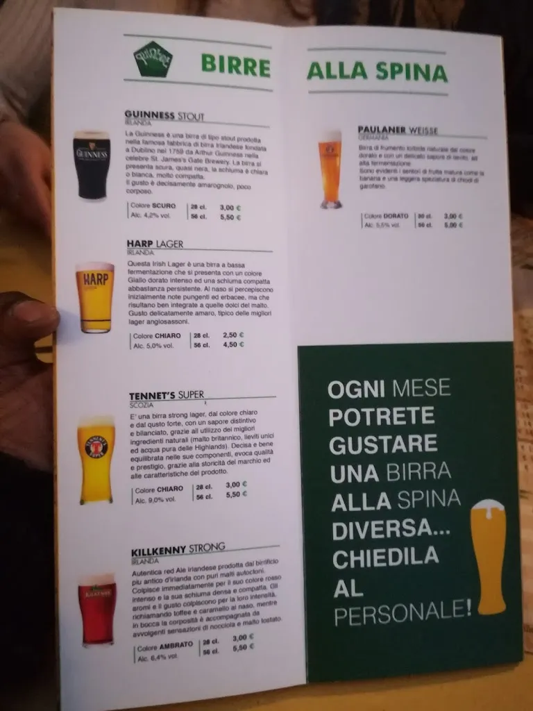Menu_Quintet Pub_Cerveteri_image_1