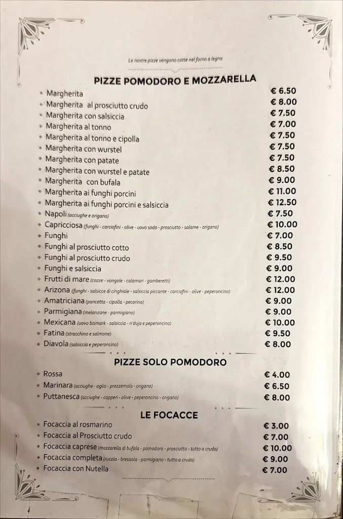 Menu_Ristorante Arizona_Colle di Fuori_immagine_2