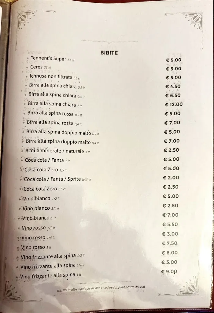 Menu_Ristorante Arizona_Colle di Fuori_immagine_3