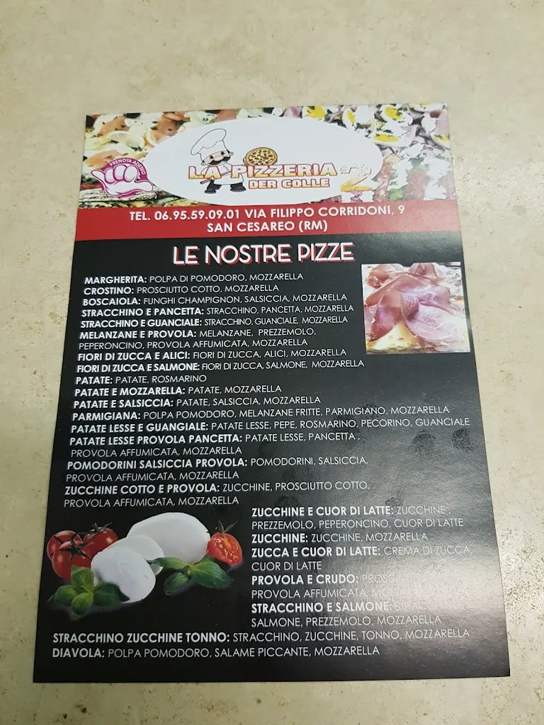 Menu_La Pizzeria Der Colle_Colle di Fuori_immagine_1
