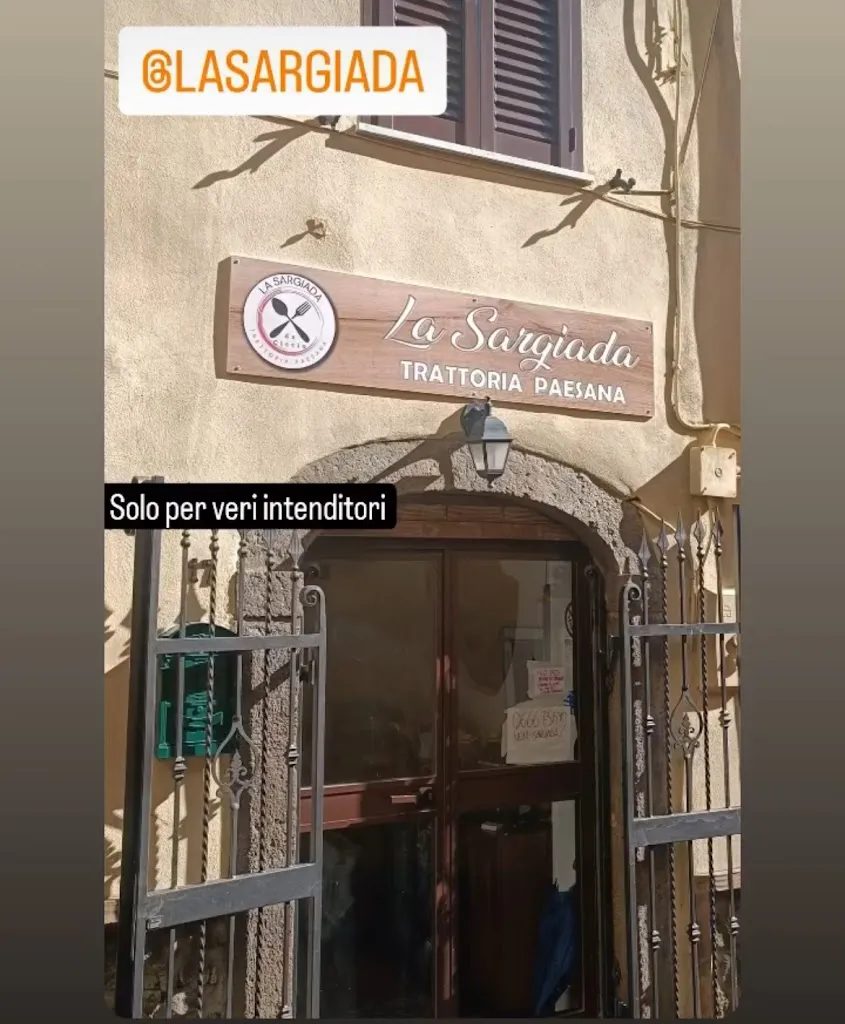La Sargiada Trattoria Paesana da Ciccio restaurant in Colle di Fuori