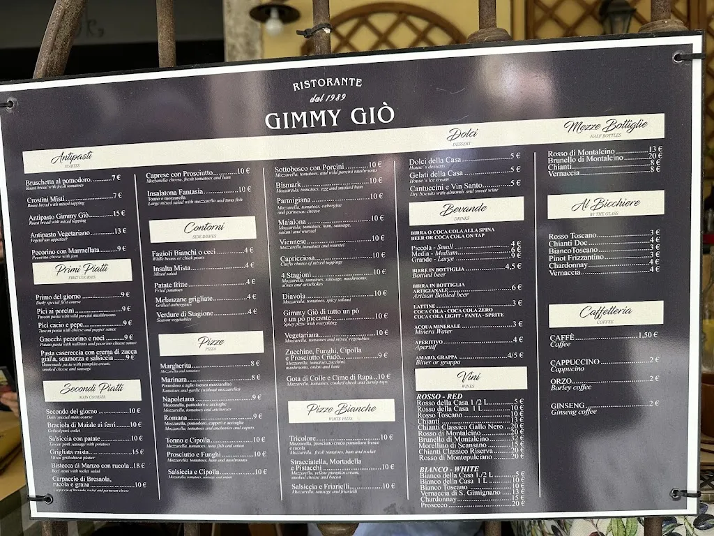 Menu_Gimmy Gio'_Colle del Pino_image_1