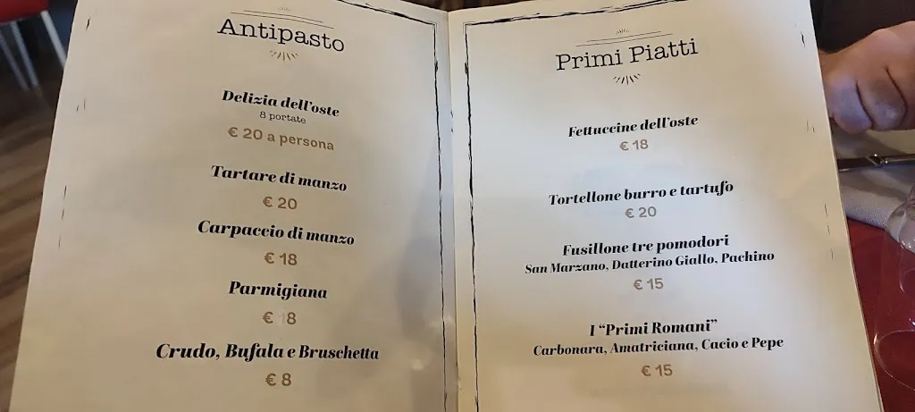 Menu_Ciccio's osteria_Cisterna di Latina_image_1
