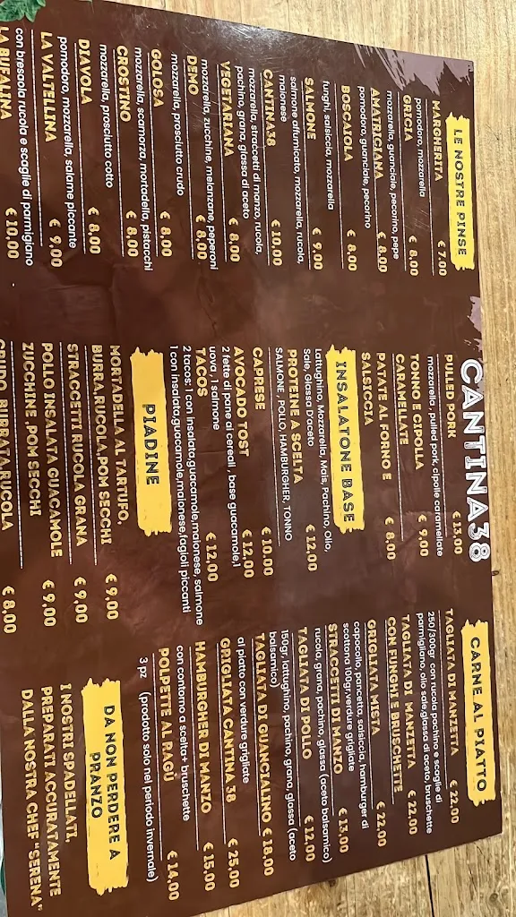 Menu_Cantina 38_Cisterna di Latina_image_2