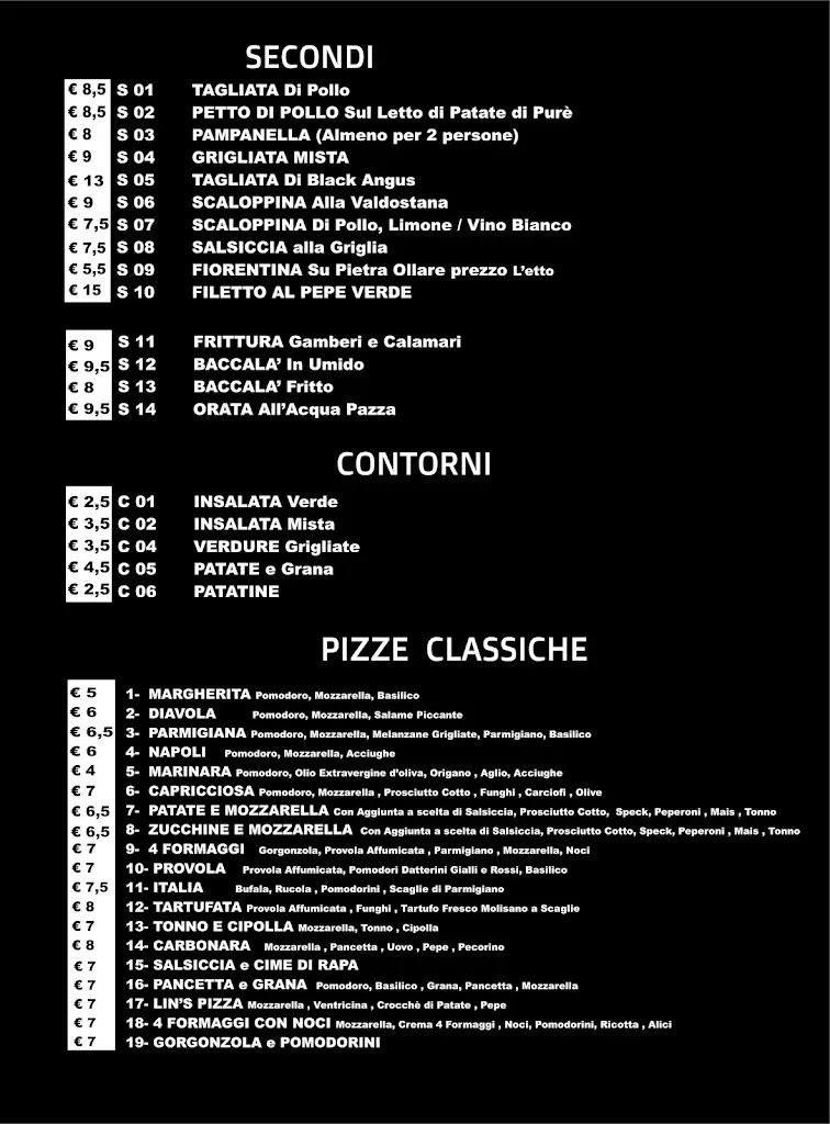 Menu_Lin's Kitchen_Cisterna di Latina_image_4